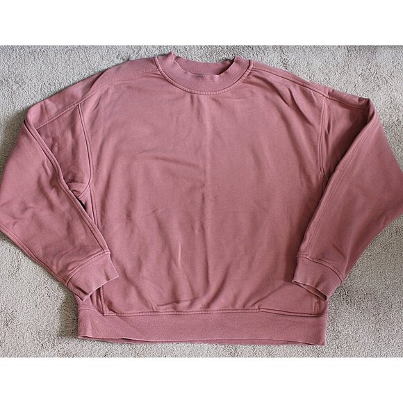 Lululemon - sz 10 - Chill On Pullover in Quicksand (Mauve Pink), Terry Sweatshir - Picture 6 of 12